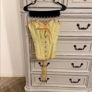 Yellow Corset Top